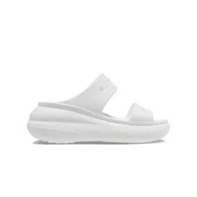 סנדלי קרוקס פלטפורמה במהדורה מיוחדת Crocs Classic Crush Sandal 207670-100 White