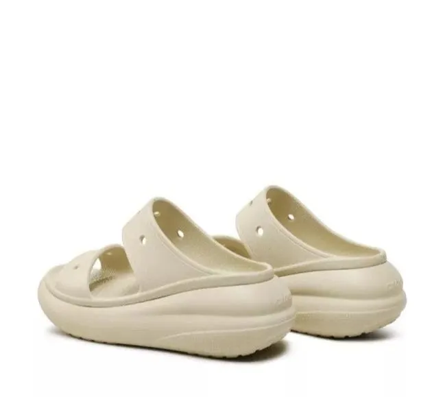 סנדלי קרוקס פלטפורמה במהדורה מיוחדת Crocs Classic Crush Sandal 207670-2Y2 Bone OS