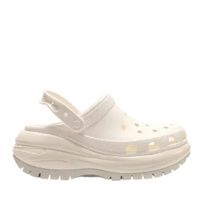 כפכפי קרוקס פלטפורמה במהדורה מיוחדת Crocs Classic Mega Crush Clog White blanc 207988-100