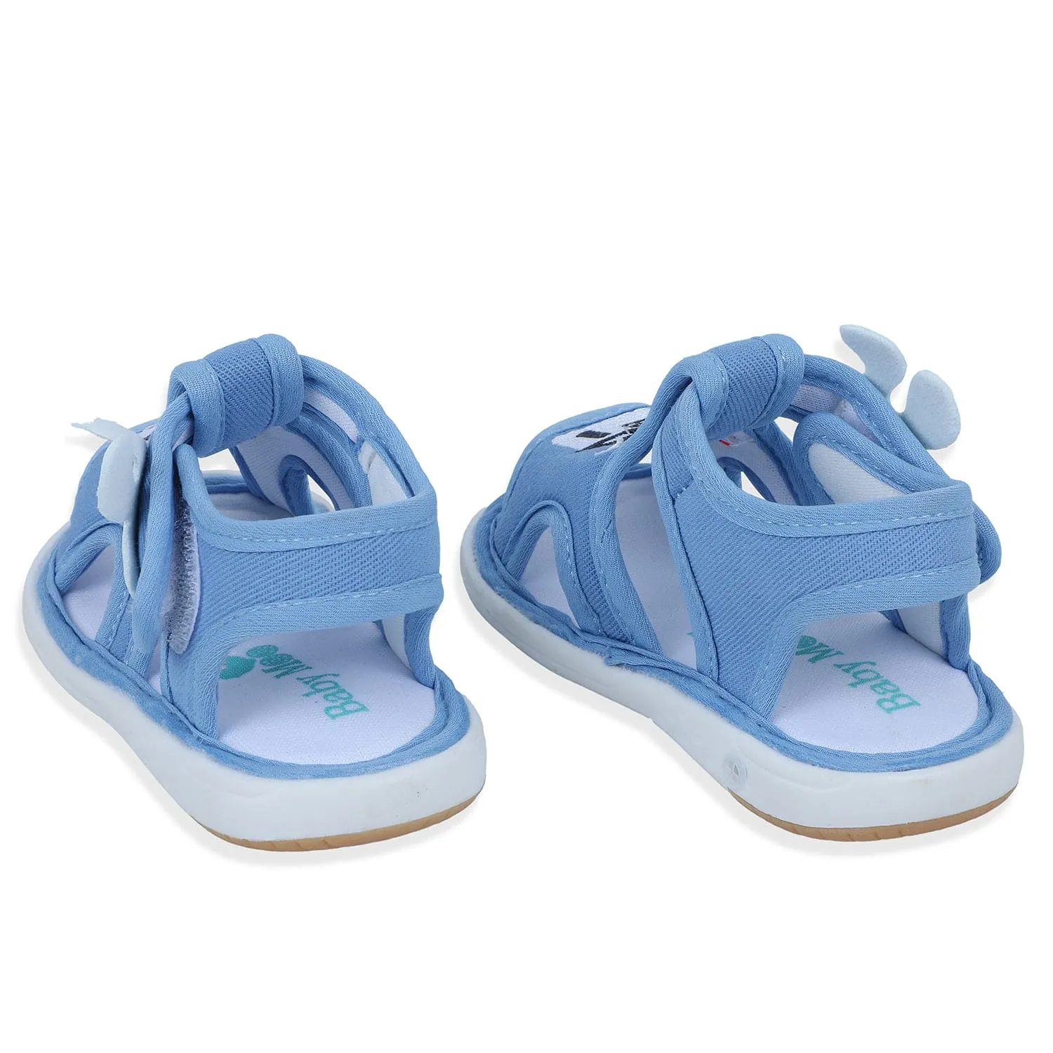 Baby Moo My Pet's House Chu-Chu Sound Breathable Anti-Skid Sandals - Blue