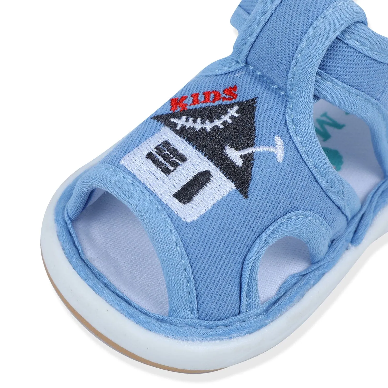 Baby Moo My Pet's House Chu-Chu Sound Breathable Anti-Skid Sandals - Blue