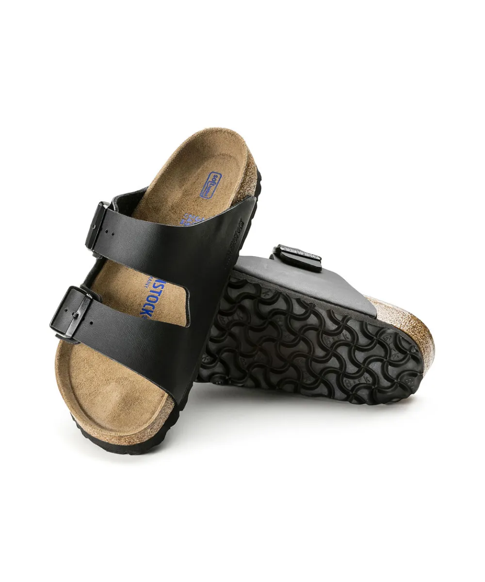 BIRKENSTOCK ARIZONA SOFT BEDDING REGULAR FIT IN BLACK