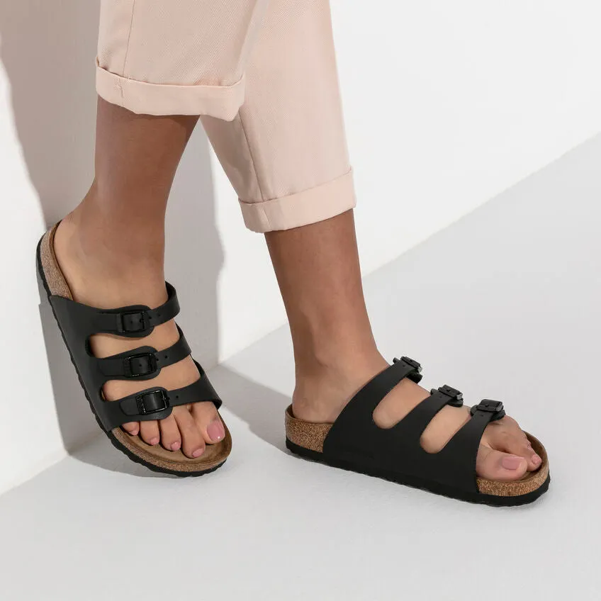 BIRKENSTOCK FLORIDA SOFT BEDDING REGULAR FIT IN BLACK