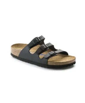 BIRKENSTOCK FLORIDA SOFT BEDDING REGULAR FIT IN BLACK