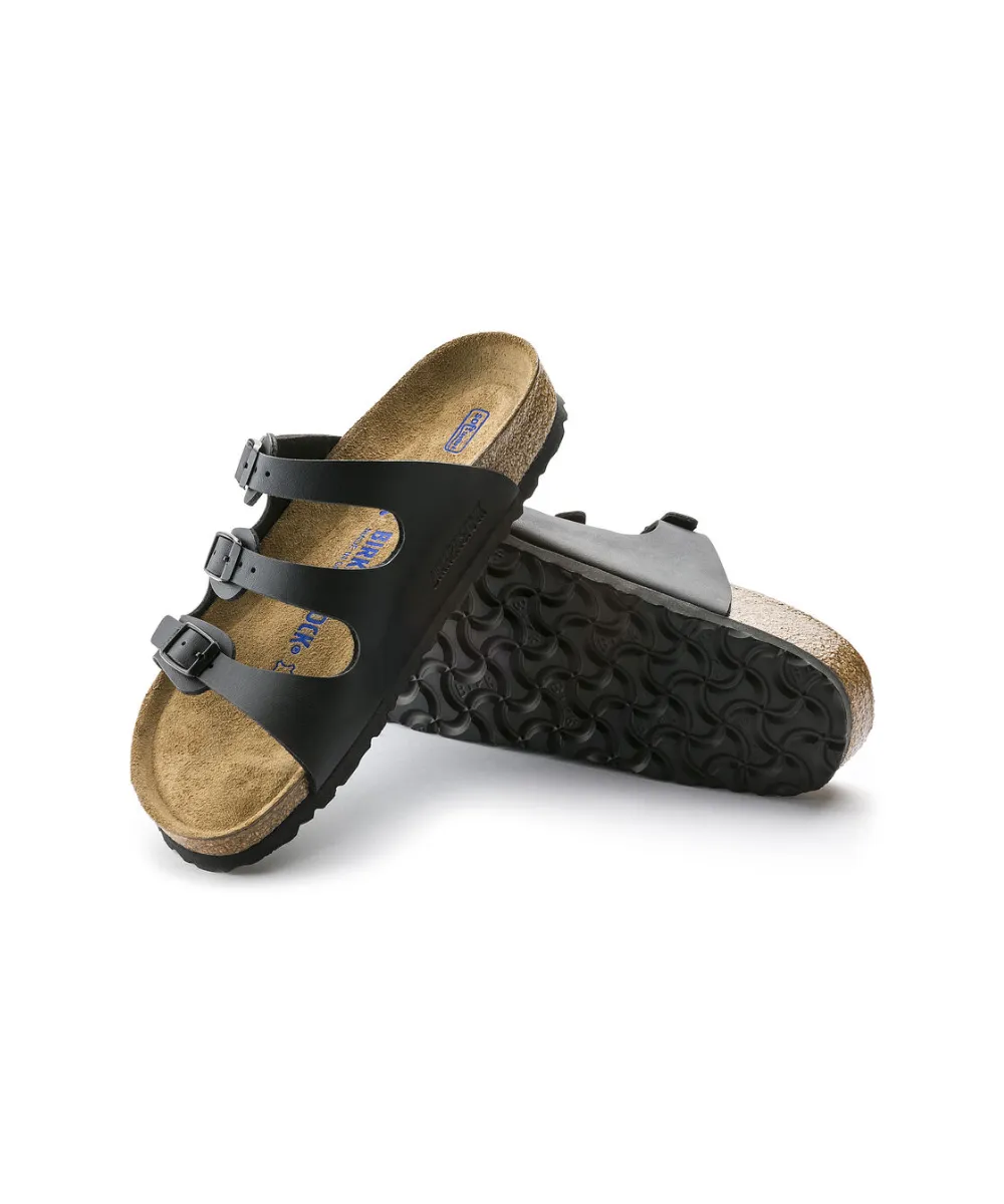 BIRKENSTOCK FLORIDA SOFT BEDDING REGULAR FIT IN BLACK