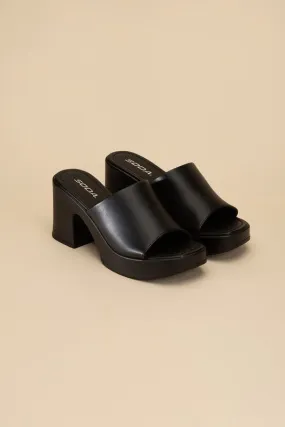 Block Heel Mule