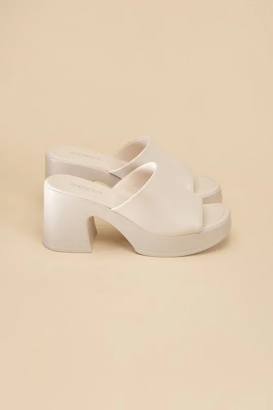 Block Heel Mule