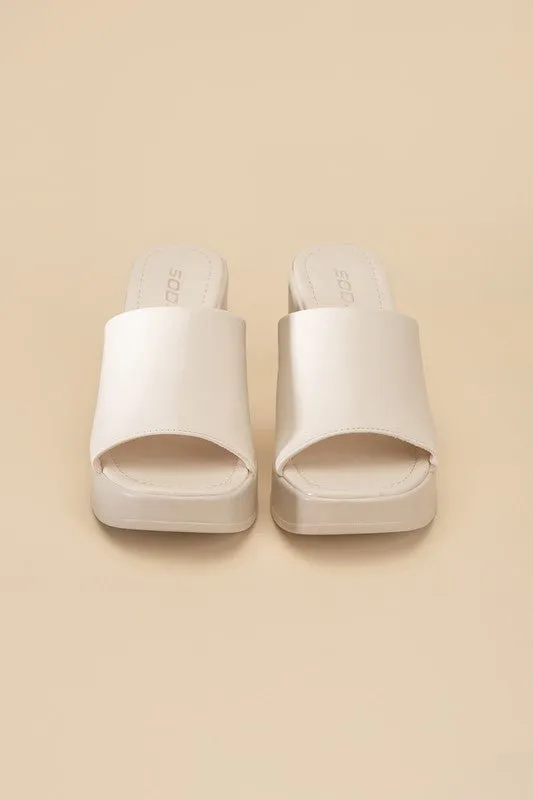 Block Heel Mule