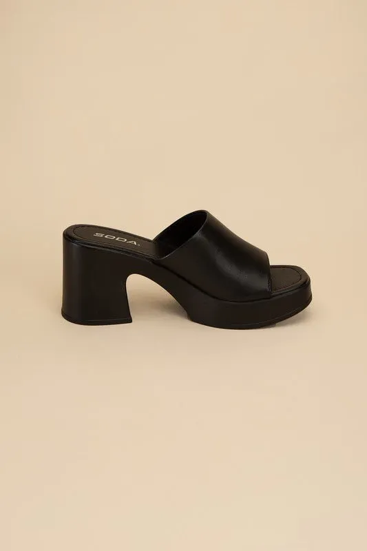 Block Heel Mule