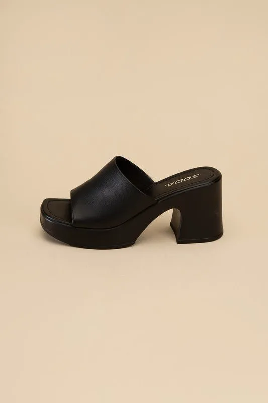 Block Heel Mule