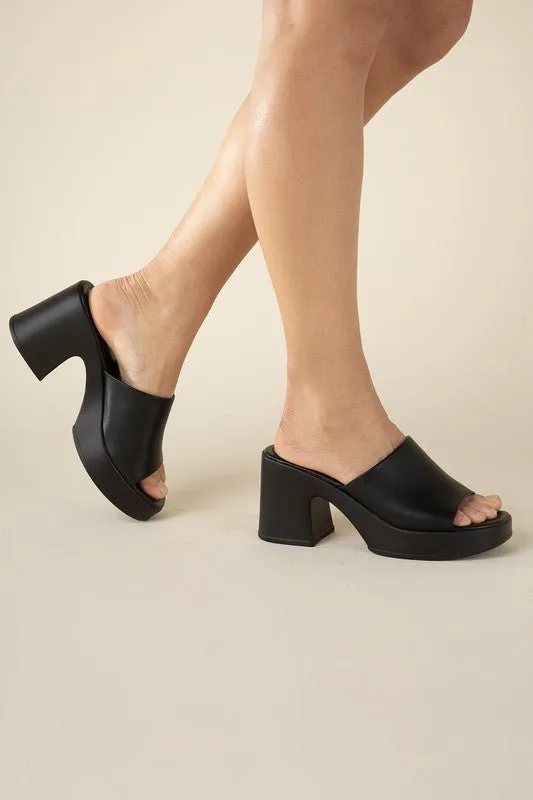 Block Heel Mule