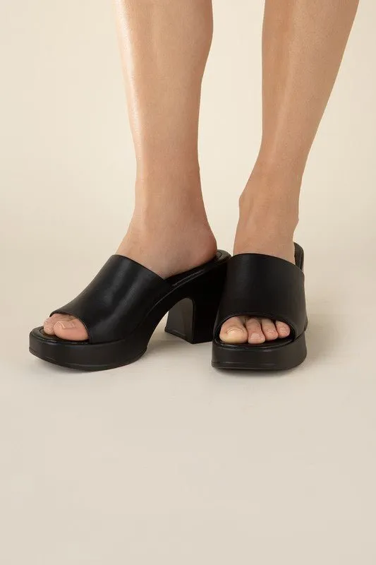 Block Heel Mule
