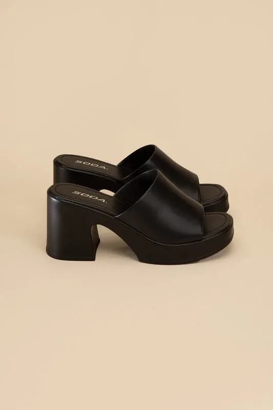 Block Heel Mule