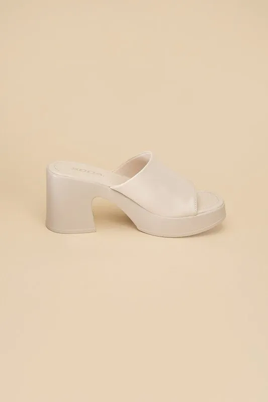 Block Heel Mule