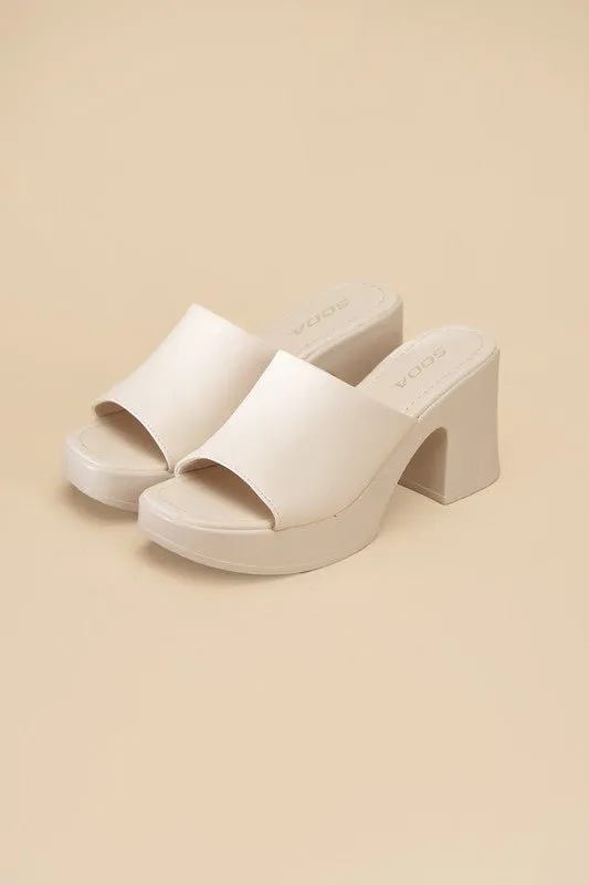 Block Heel Mule