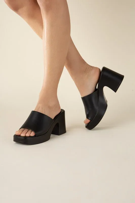 Block Heel Mule