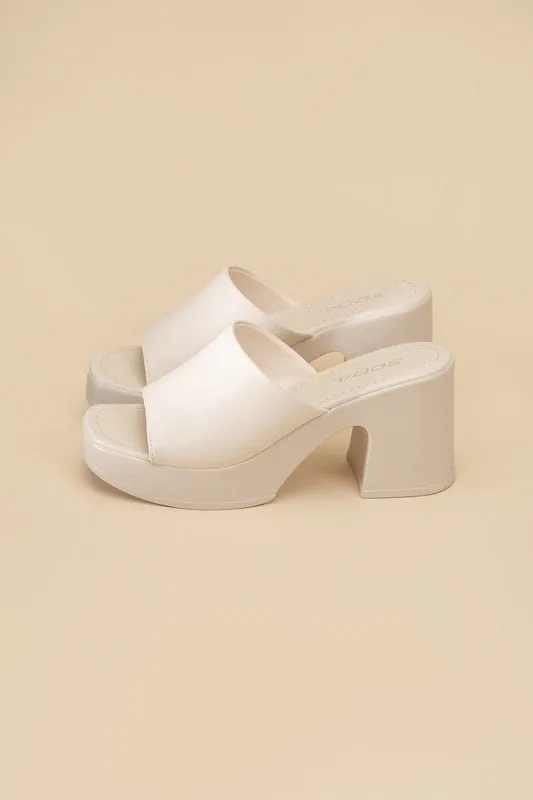 Block Heel Mule