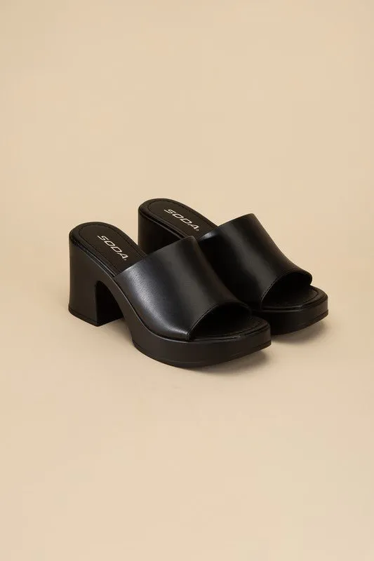 Block Heel Mule