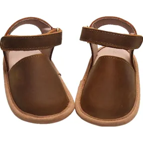 Brown- Emmie Flats - US Size 2-4 - Soft Sole