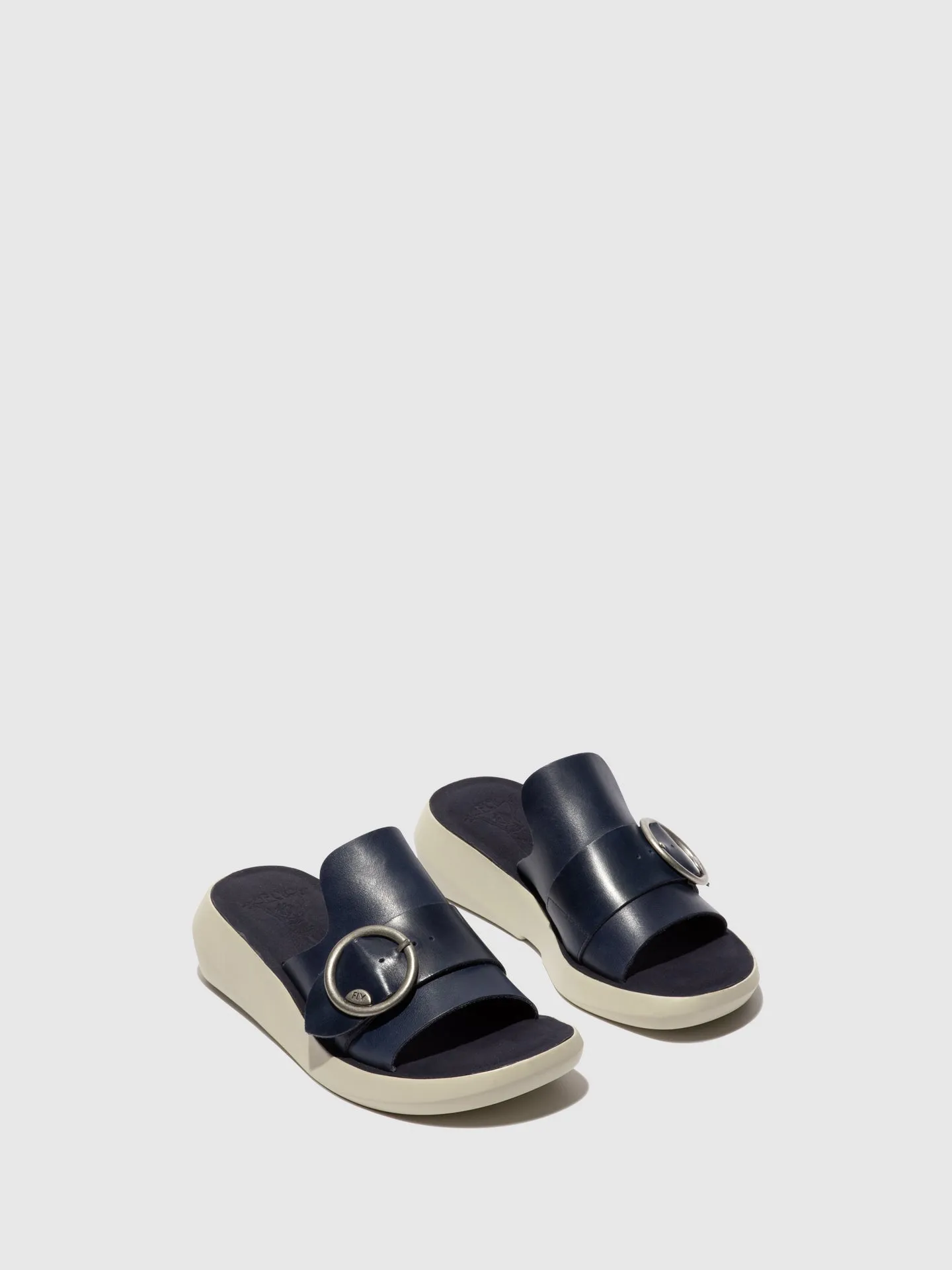 Buckle Mules BEYD925FLY BLUE