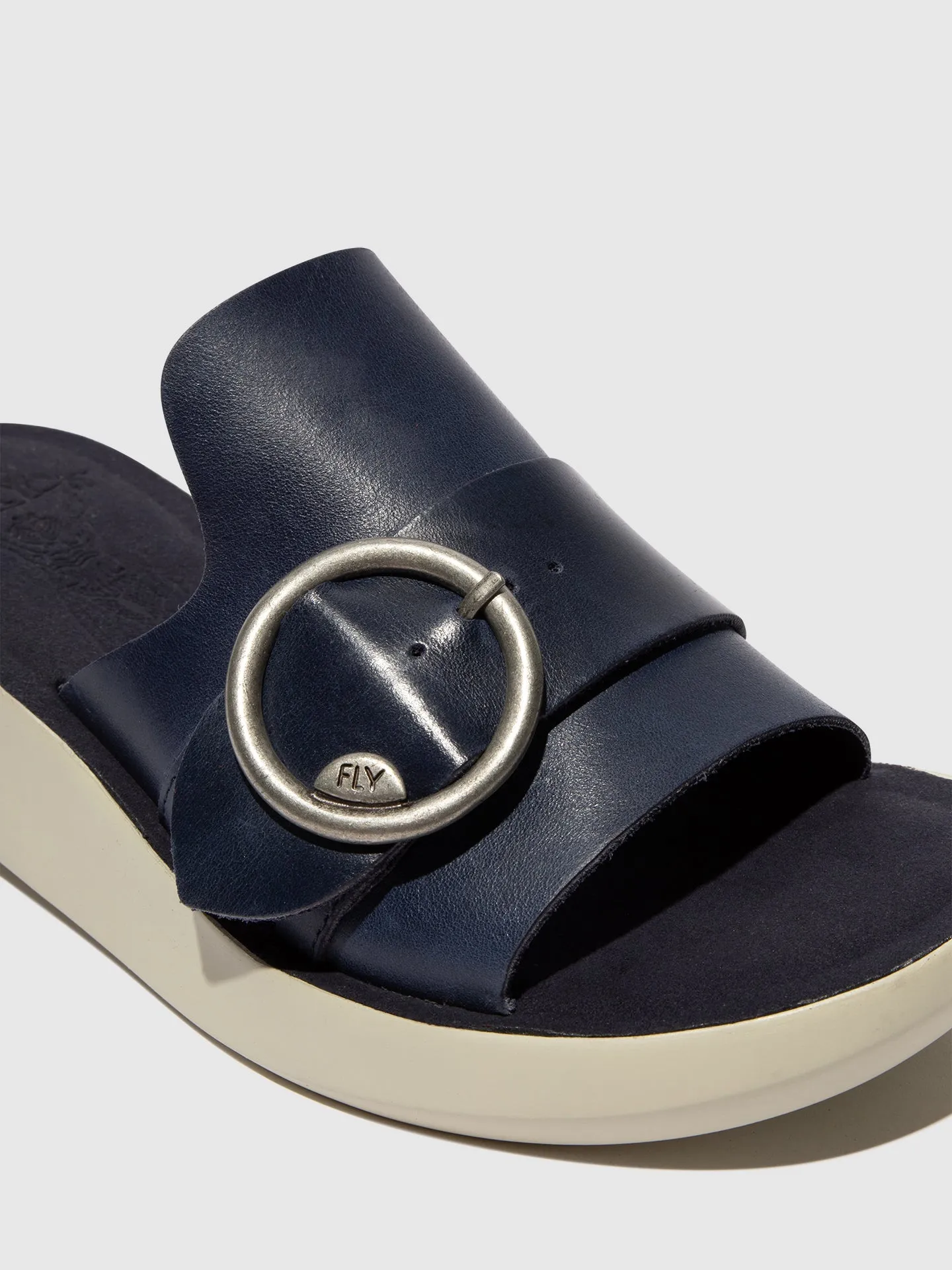 Buckle Mules BEYD925FLY BLUE