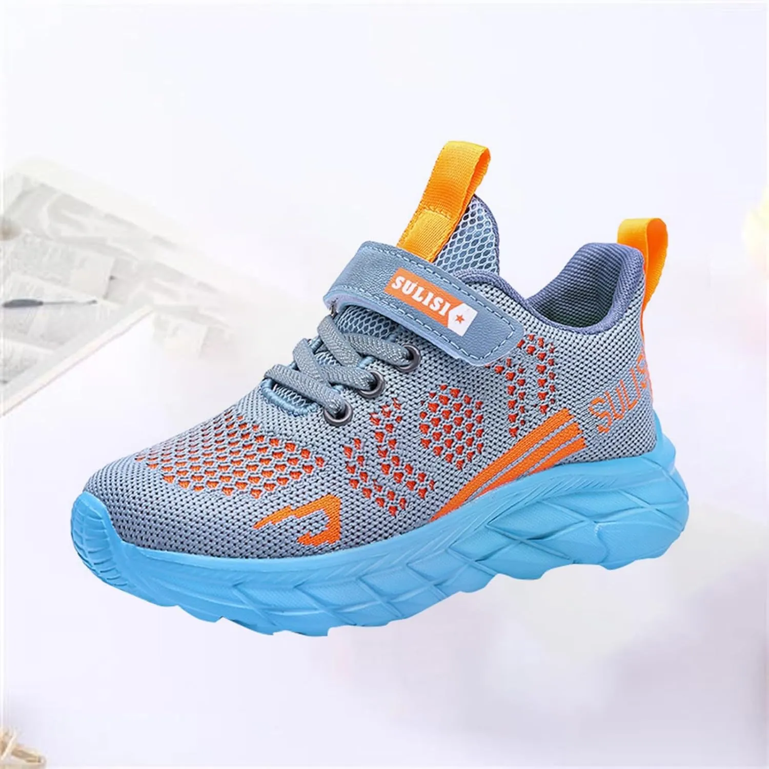 Childrens Mesh Sport Shoes Chunky Open Toe Sneaker Big Kids Boys Girls Outdoor Running Shoes Breathable Light Fashion
