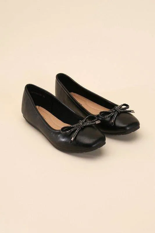 Dorothy-77 Bow Ballet Flats