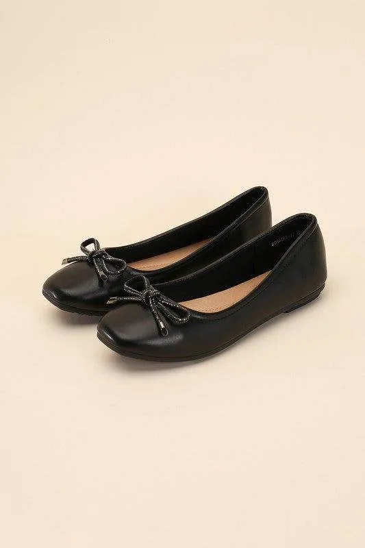 Dorothy-77 Bow Ballet Flats
