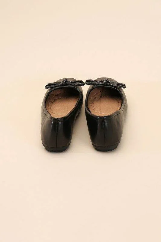 Dorothy-77 Bow Ballet Flats