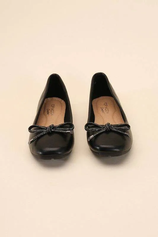 Dorothy-77 Bow Ballet Flats