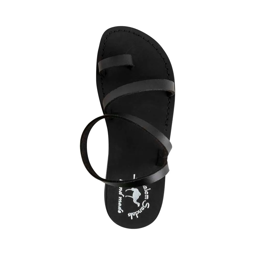 Ella Vegan - Leather Alternative Sandal | Black