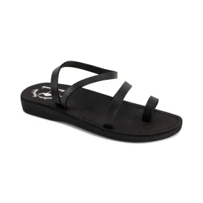 Ella Vegan - Leather Alternative Sandal | Black