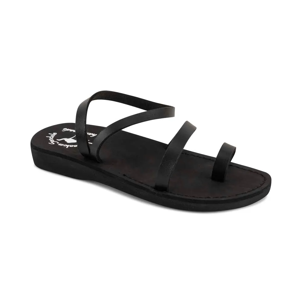 Ella Vegan - Leather Alternative Sandal | Black