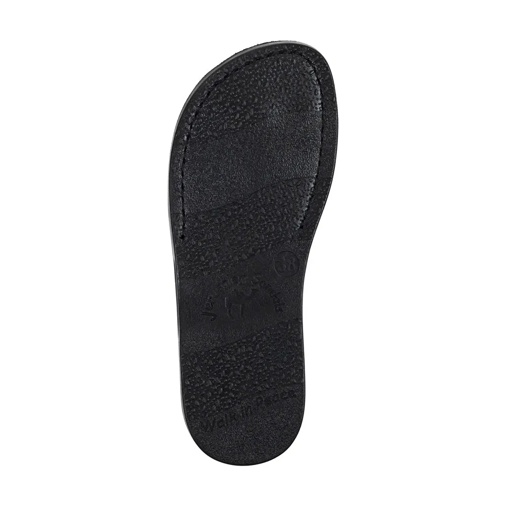 Ella Vegan - Leather Alternative Sandal | Black