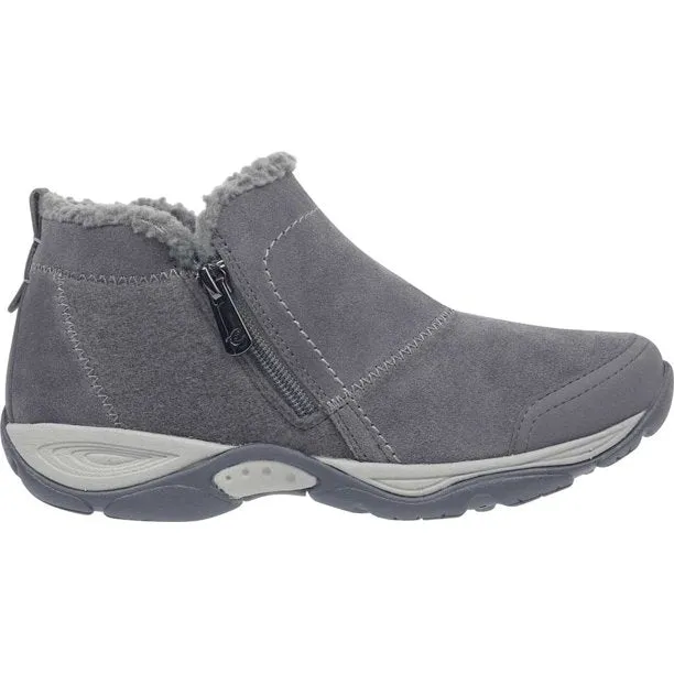Embark Medium Gray Suede Easy Spirit Waterproof Ankle Boots