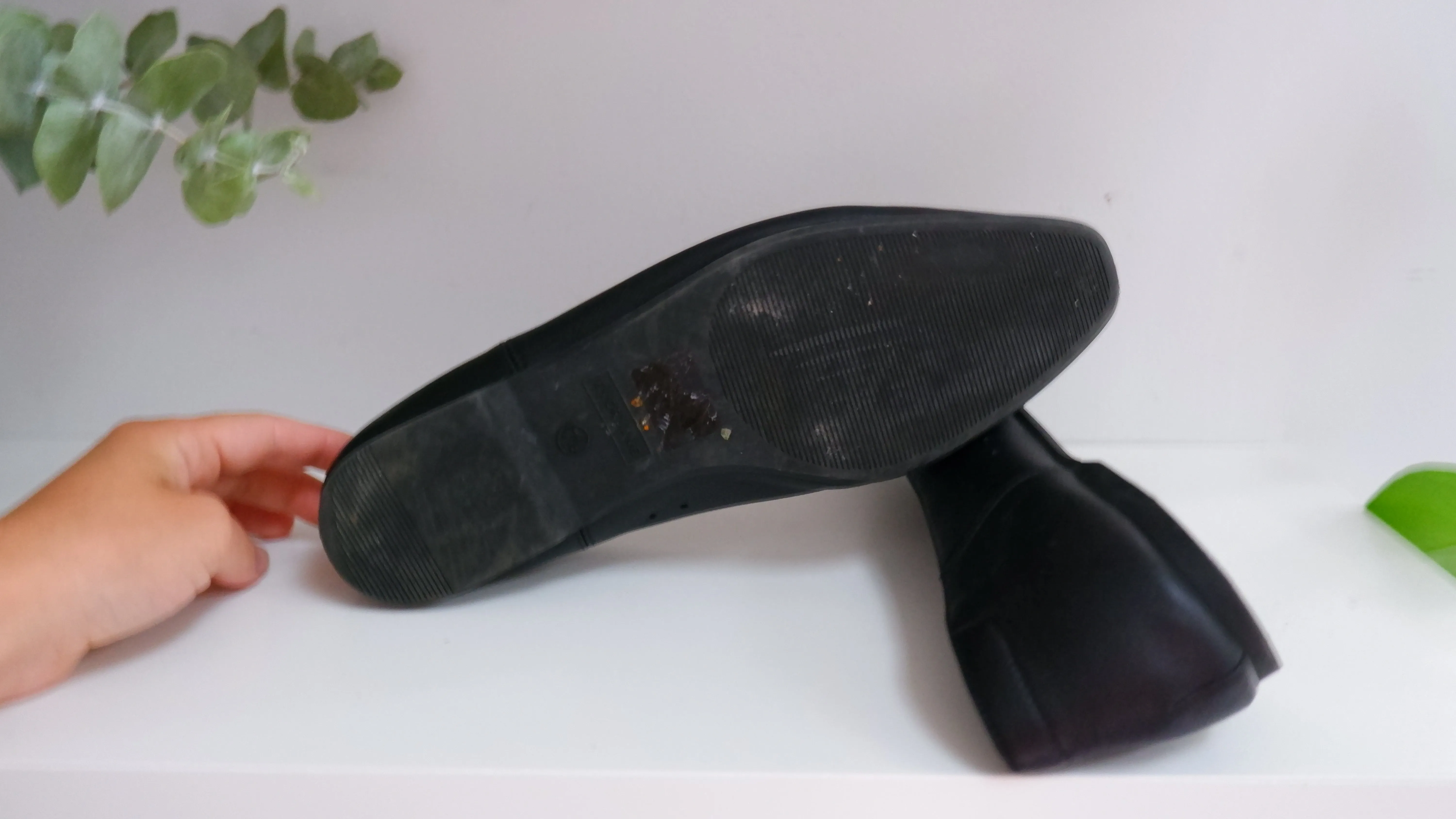 Everlane Classic Black Leather Ballet Flats - 7.5