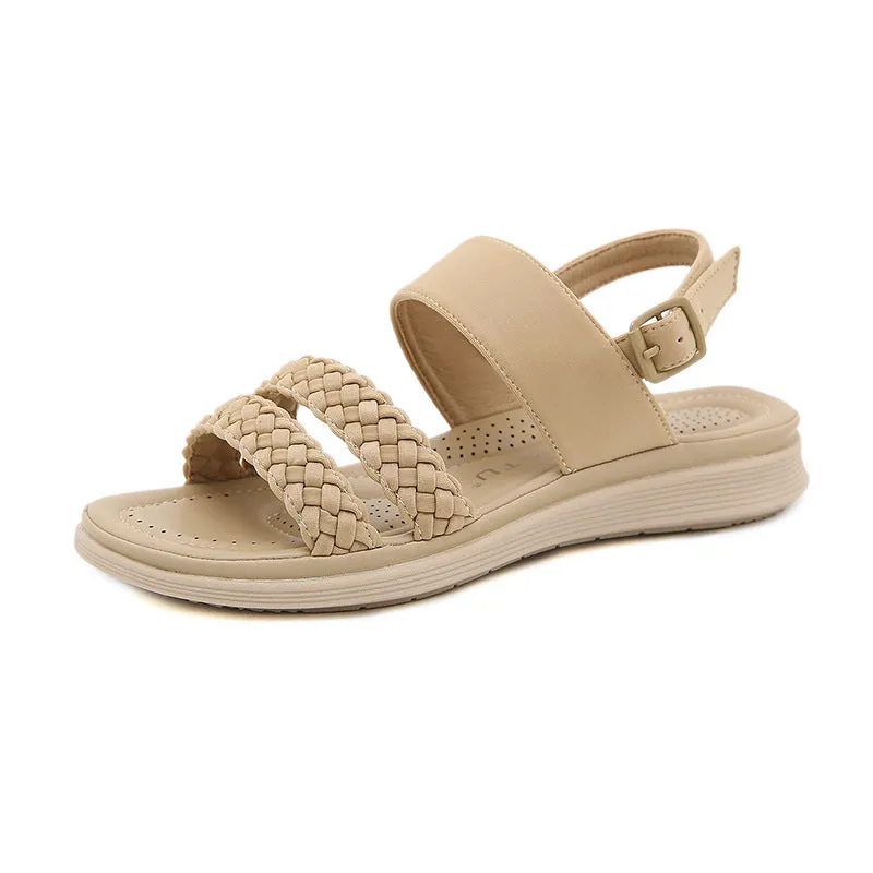 Fashion Retro Woven Comfortable Sandals