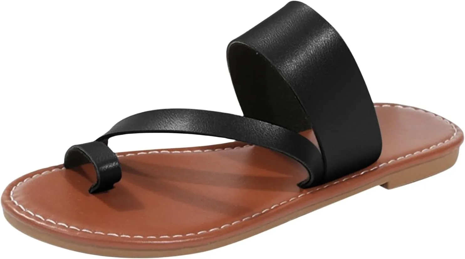 Flat Sandals for Women Comfortable Clip Toe Non Slip Slippers Fashion Lightweight Summer Vacation Beach Shoes Womens Comfortable Outdoor Indoor Shoes