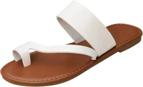 Flat Sandals for Women Comfortable Clip Toe Non Slip Slippers Fashion Lightweight Summer Vacation Beach Shoes Womens Comfortable Outdoor Indoor Shoes