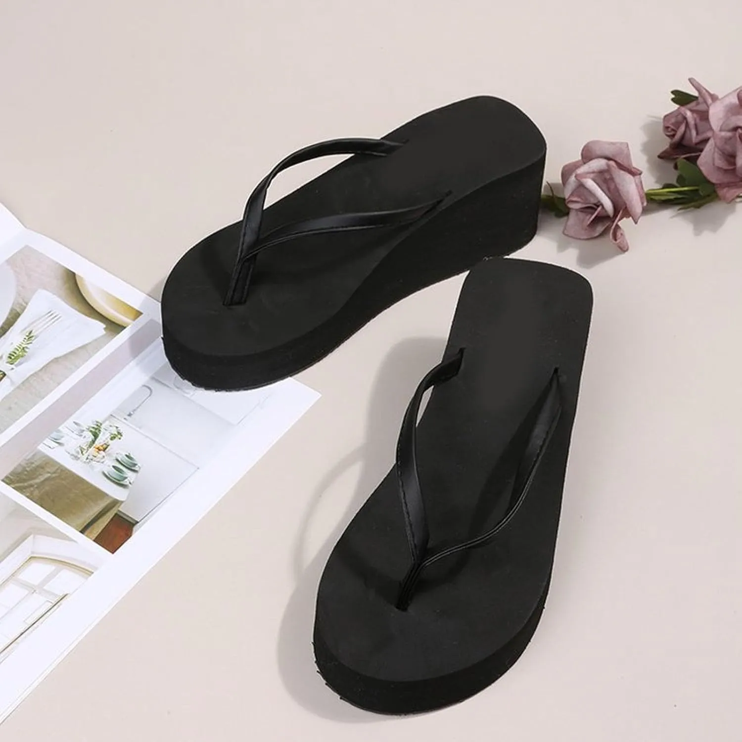 Flip Flops Women Comfortable Beach Thong Sandals with Arch Support Womens Flip Flops Comfortable Summer Beach Thong Sandals