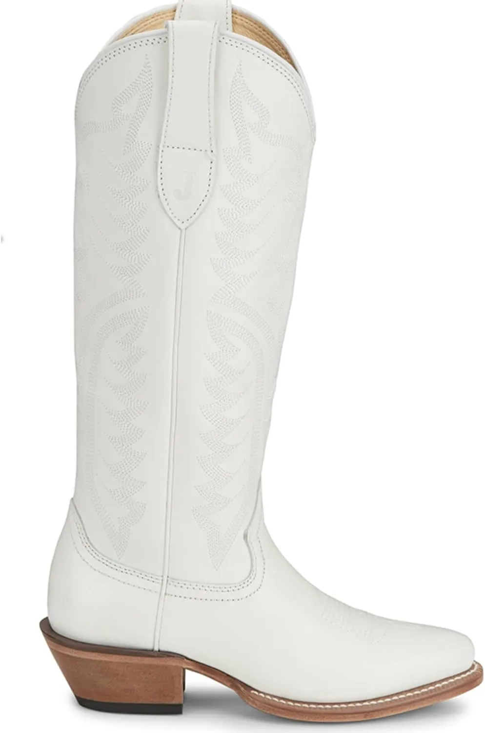 Justin Evelyn 15" Western Boots for Women - Premium Leather, Embroidered Design, Comfortable Fit, Durable Sole, Stylish Cowgirl Footwear