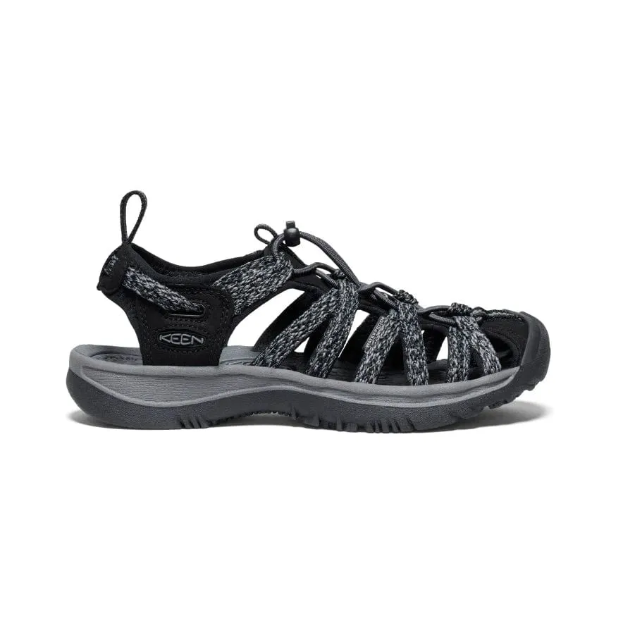 Keen Women's Whisper Sandals- Black/Steel Grey
