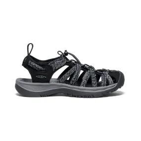 Keen Women's Whisper Sandals- Black/Steel Grey