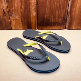 Kingsley Heath T Bold Nguni Print Flip Flop Black/Chameleon/Black