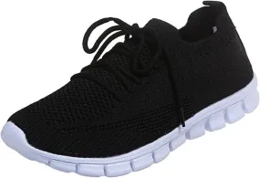 Lausiuoe Shoes For Women Sneakers Wide Width Walking Shoes Comfort Light Weight Mesh Non Slip Work Running Tennis Shoes