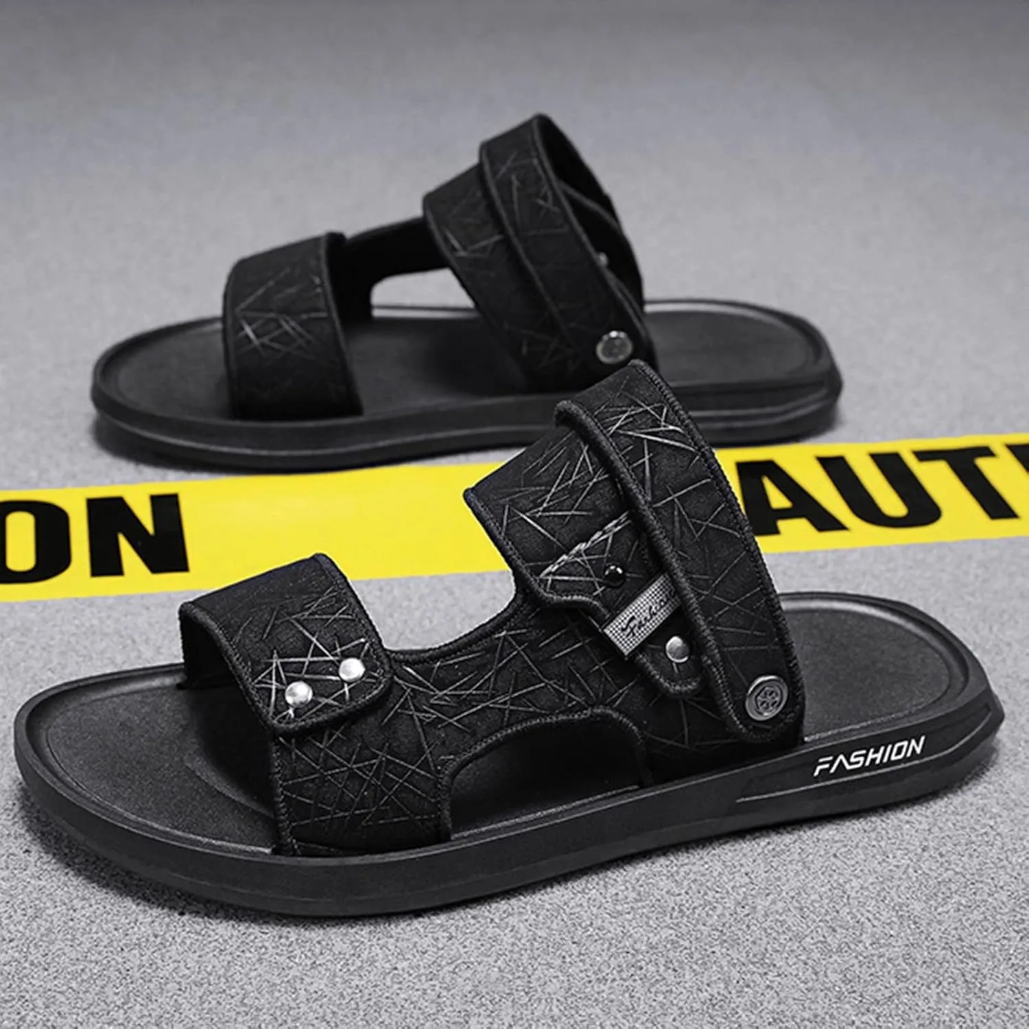 Men's Sandals Open Toe Comfortable Casual Outdoor Sandals Breathable Outdoor Fisherman Shoes