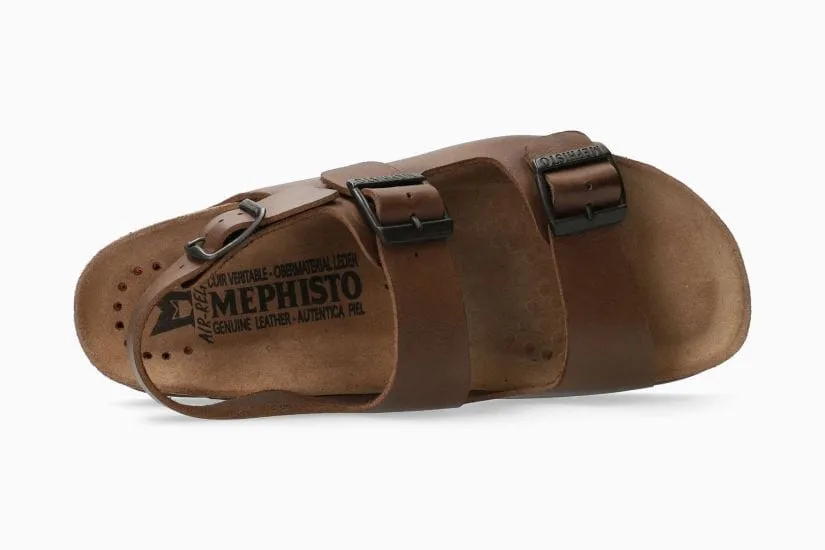 Mephisto Men's Nardo Sandals- Dark Brown