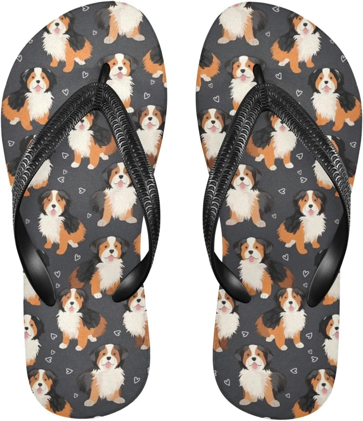 MNSRUU Flip Flops for Women Men Strawberry Flip Flops Womens Slides Men Sandals Shower Slippers Summer Non-Slip Flipflops for Swim Beach Bathroom, XS