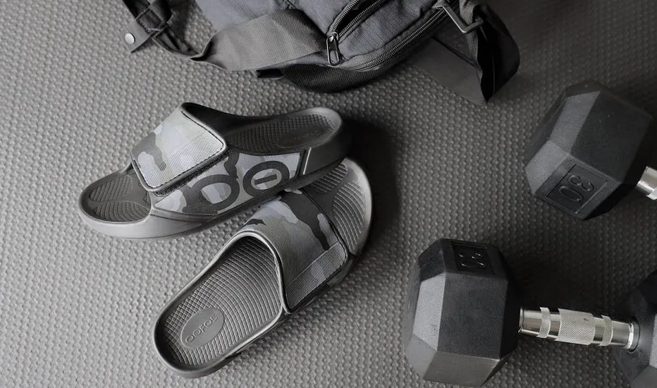 OOFOS Ooahh Sport Flex Limited Black Camo