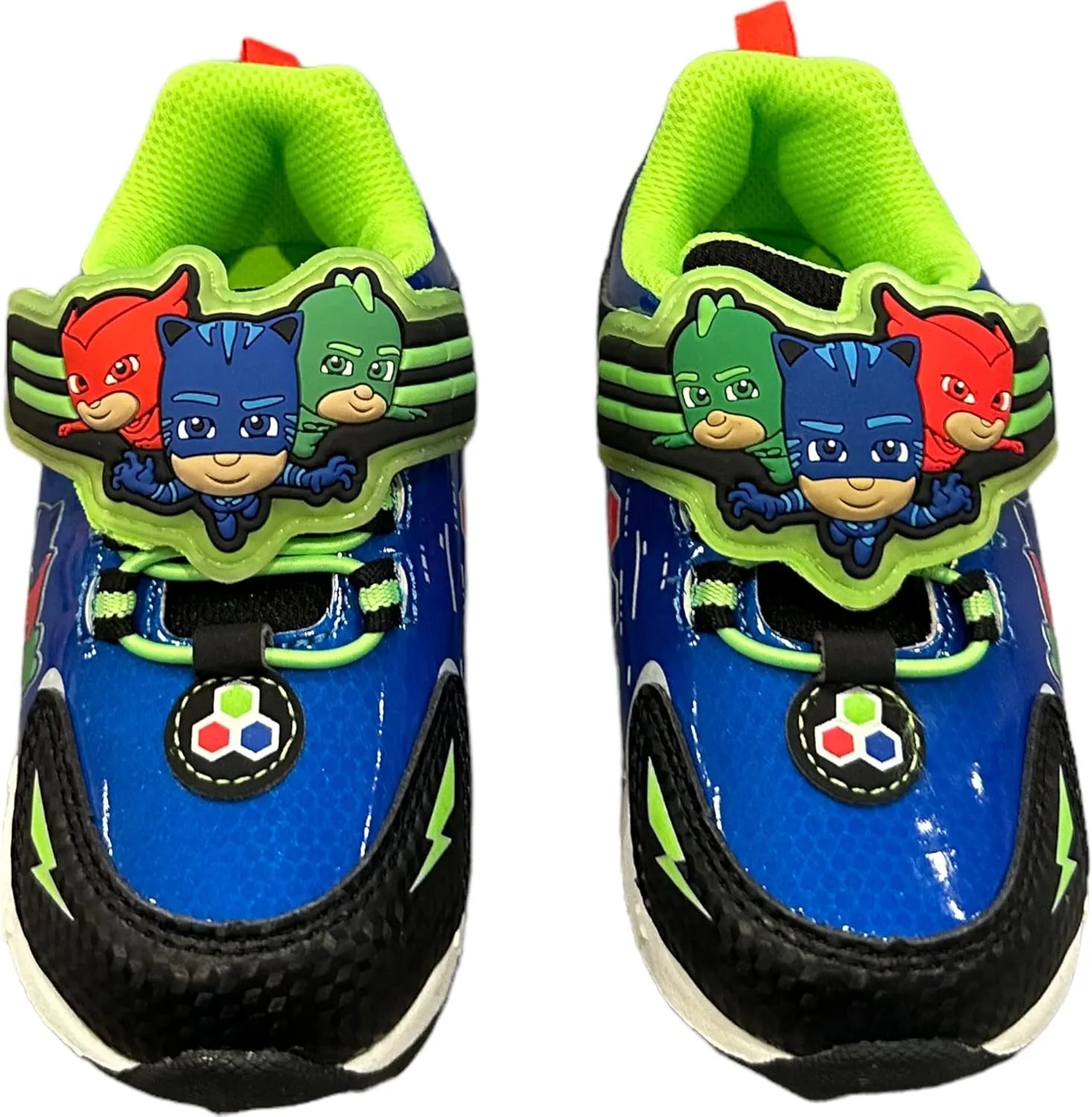 PJ Masks Toddler Light Up Shoes, Athletic Shoe with Hook and Loop Strap